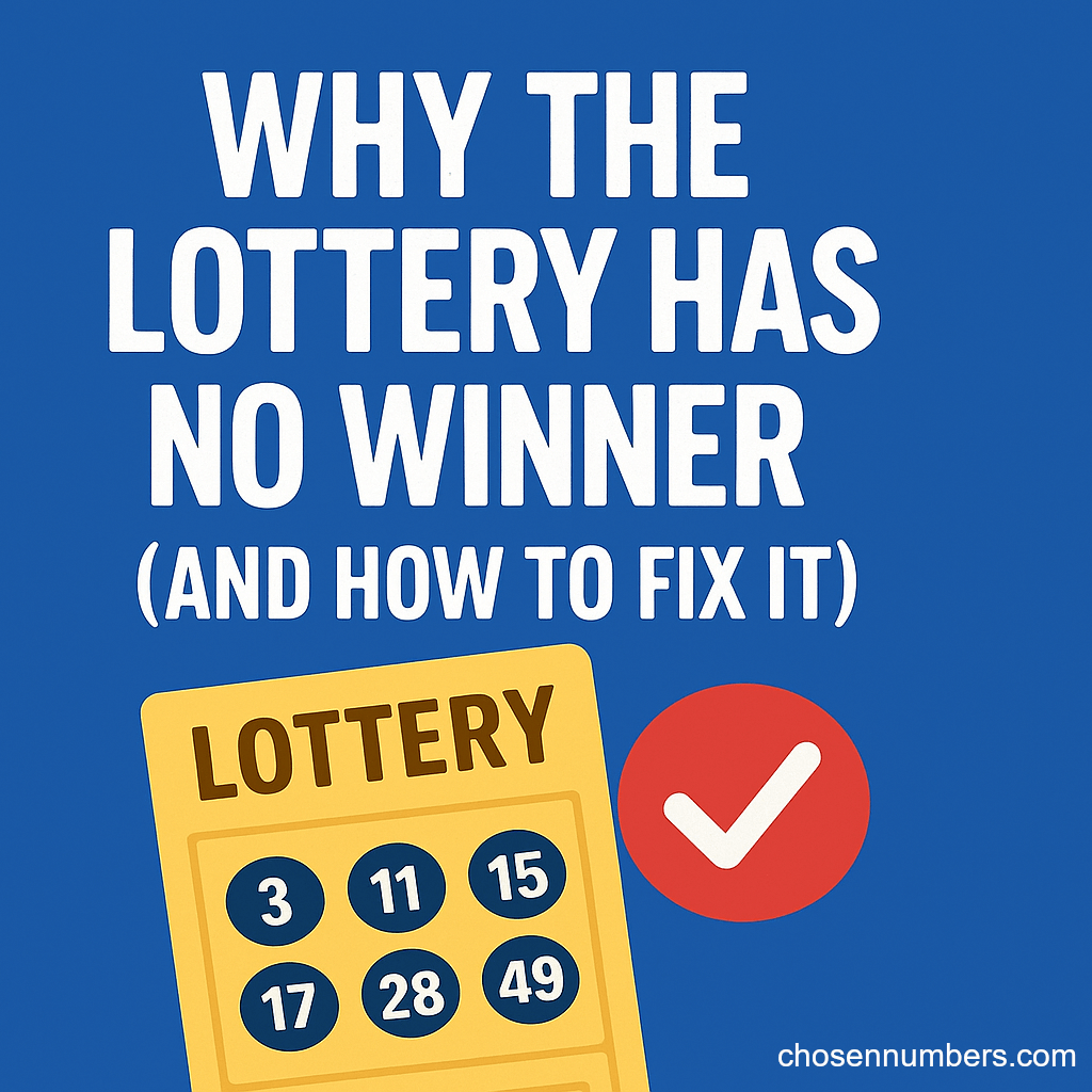 Why the Lottery Has No Winner Some Weeks (and How to Fix It)